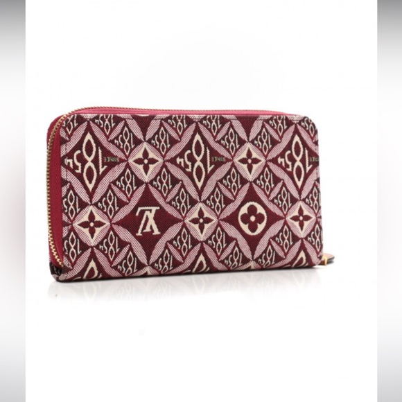 Auth Louis Vuitton Wallet • Limited Edition Since 1854 Authentic Jacquard Zippy - Picture 5 of 7